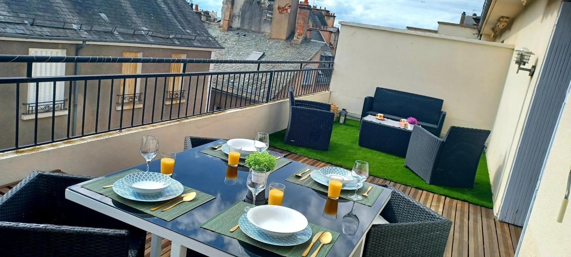 Apartament La Terrasse De St Amans Rodez Zewnętrze zdjęcie